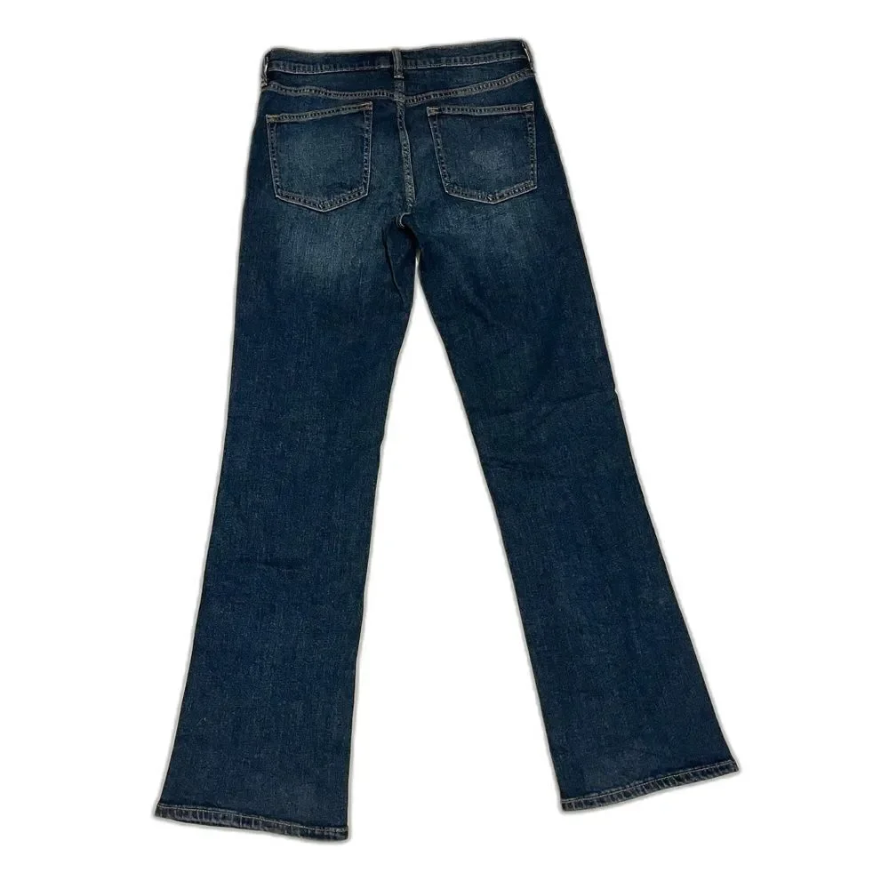 Old Navy Kids Dark Blue Bootcut Built-In Flex Adjustable Waist Blue Jeans Sz 16